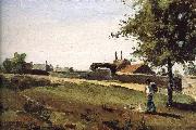 Camille Pissarro, Entering the village